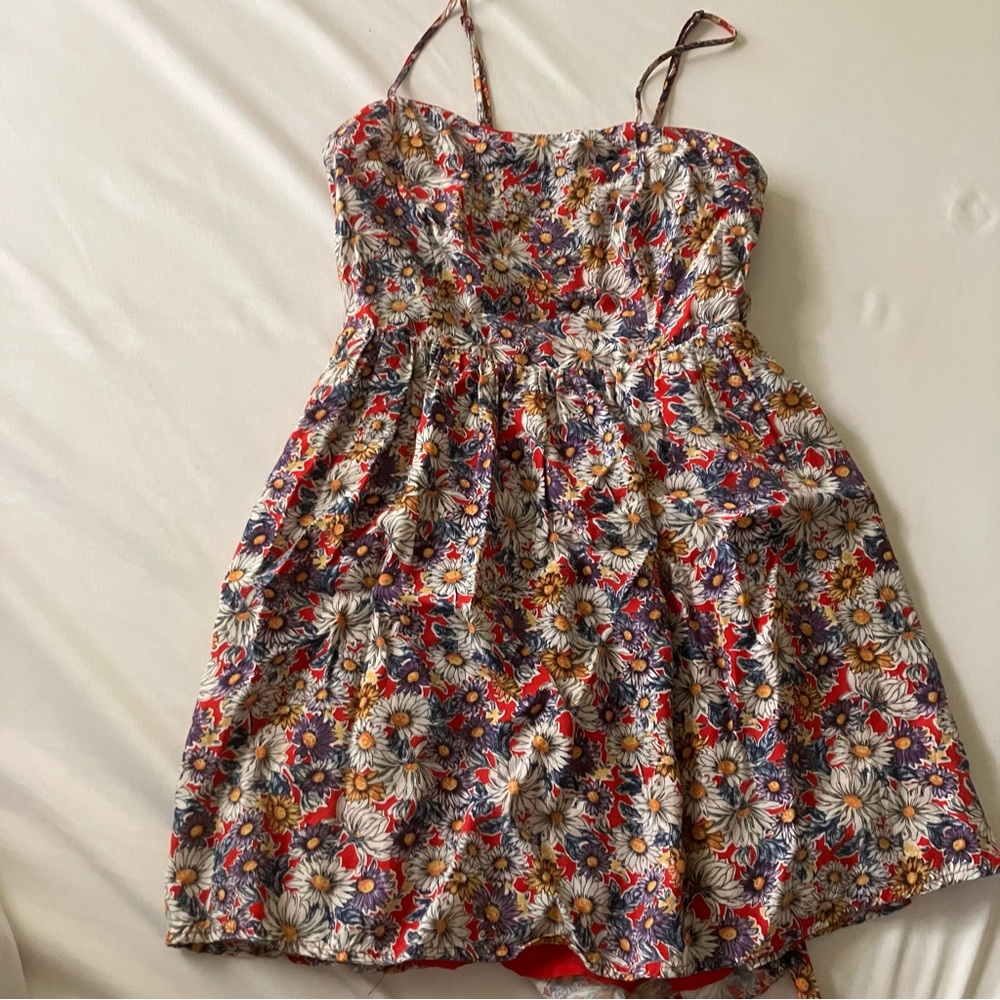 Strappy cute floral sundress